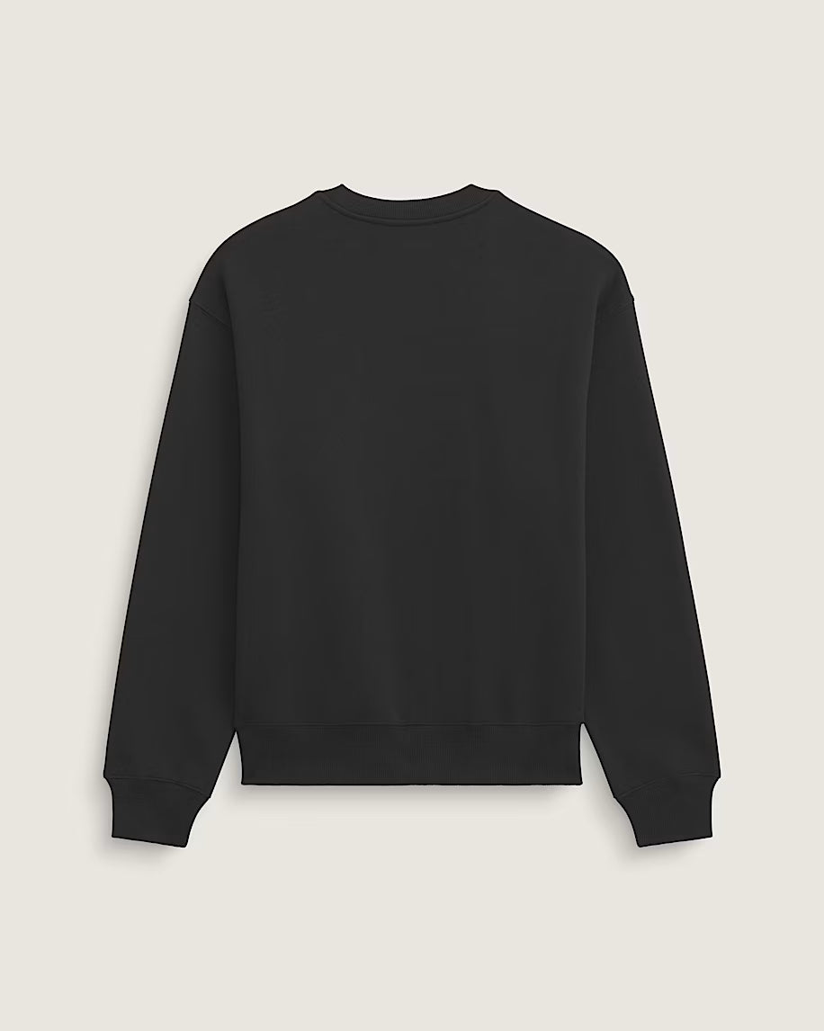 Stretch Logo Crew Black/White