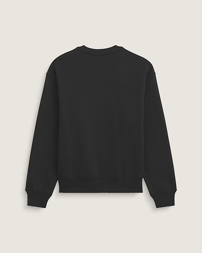 Stretch Logo Crew Black/White