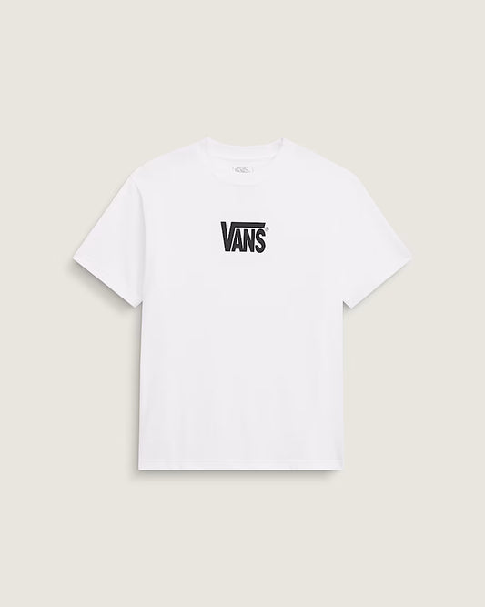 Stretch Logo SS Tee White/Black