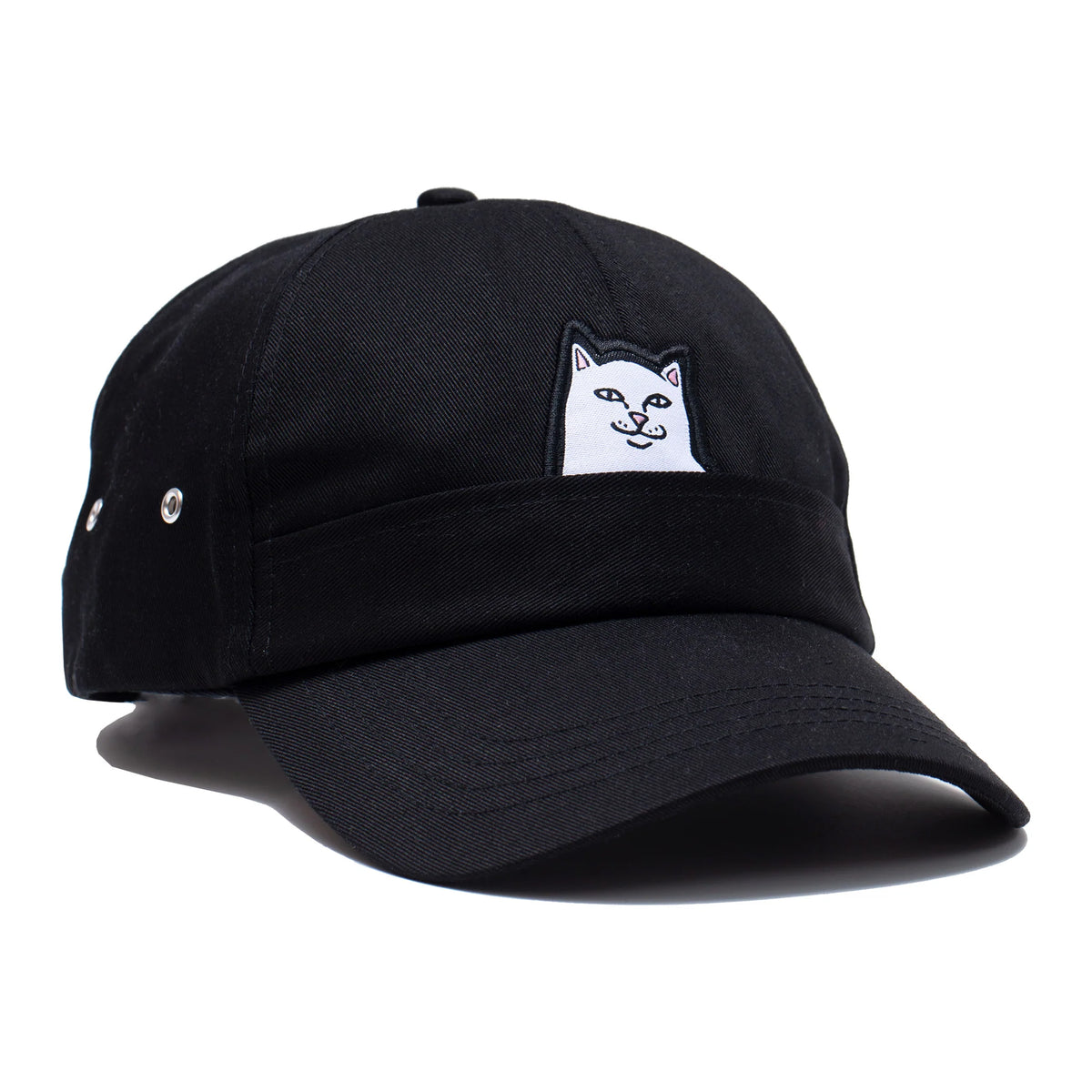 LORD NERMAL 6 PANEL POCKET HAT (BLACK)