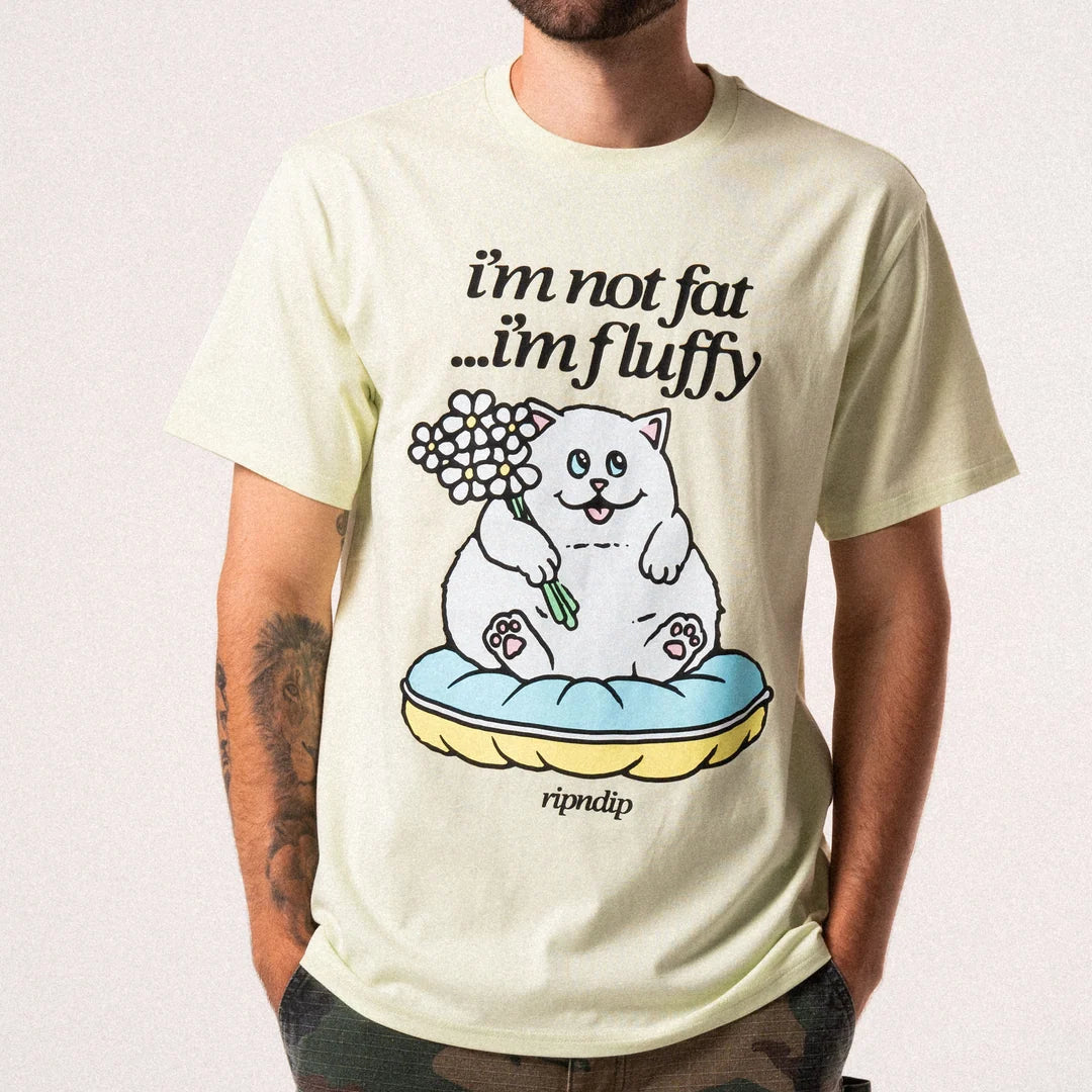 FLUFFY BABY TEE (LIGHT LIME)