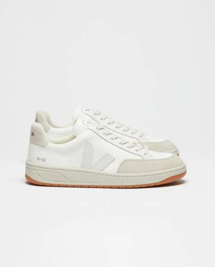 VEJA V-12 B-MESH WHITE NATURAL