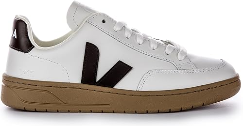 VEJA V-12 LEATH EXTRA-WHITE