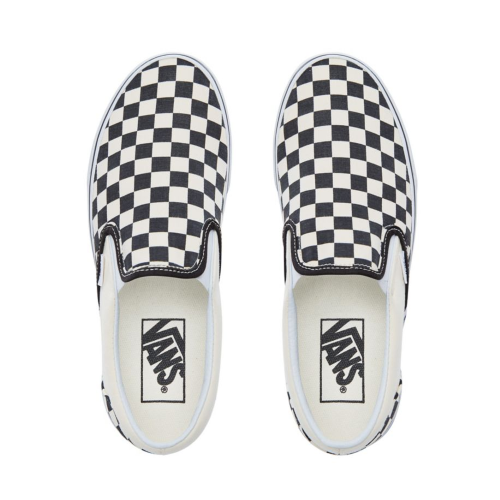 Vans Slip On 0EYEBWW-BLACK AND WHITE/CHECKER WHITE