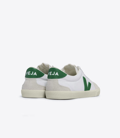 VOLLEY CANVAS WHITE EMERAUD