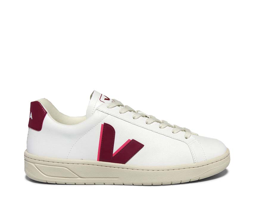 VEJA URCA CWL WHITE MARSALA BLACK