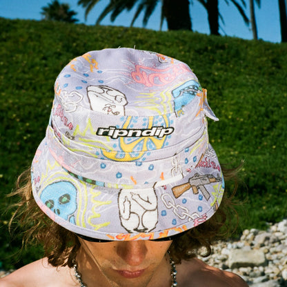 BORN TO LOVE BOONIE HAT (CORNFLOWER)