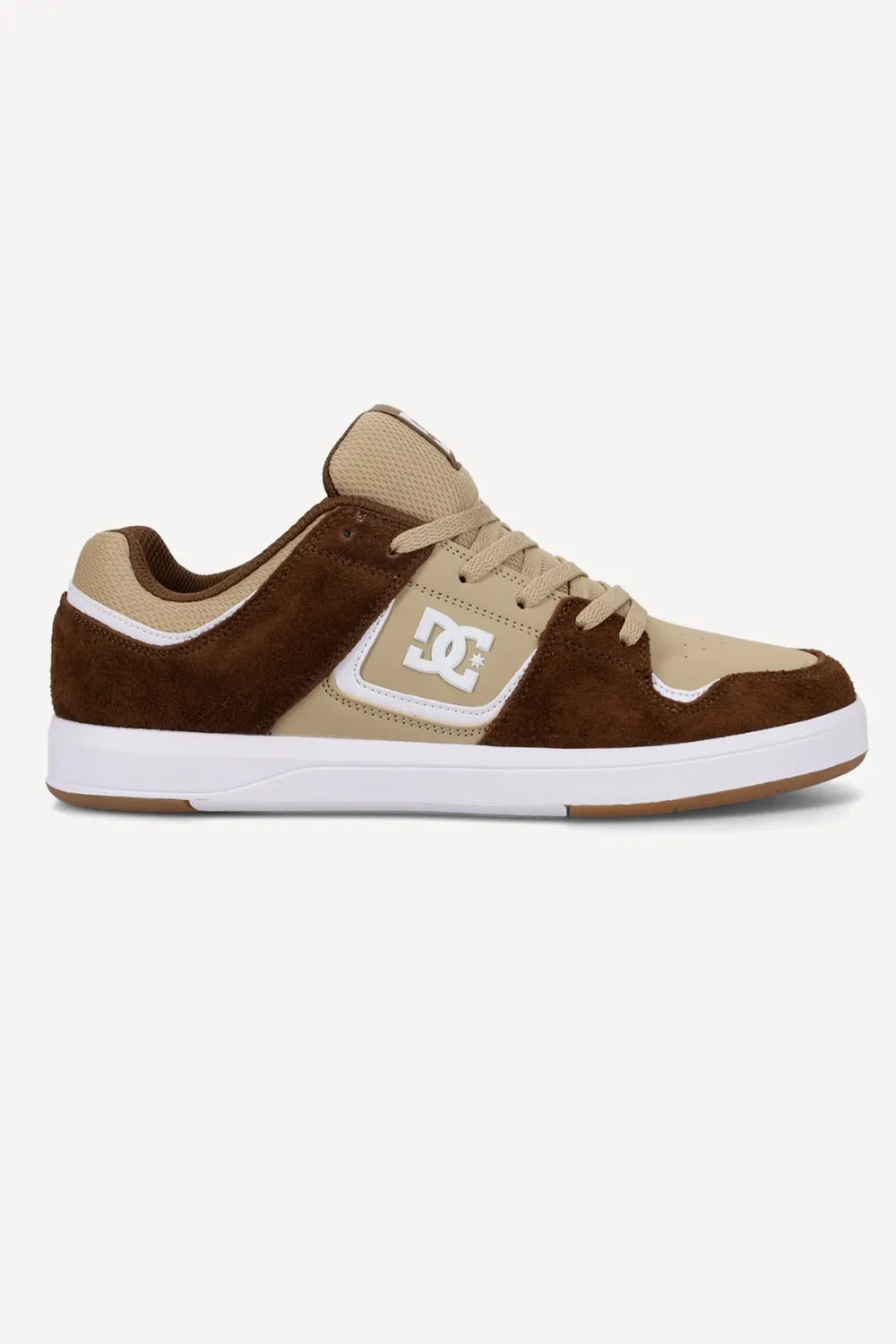 DC SHOES CURE BROWN TAN WHITE