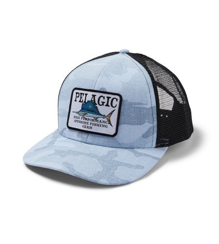 PURSUIT HAT- CAMO/SAILFISH
