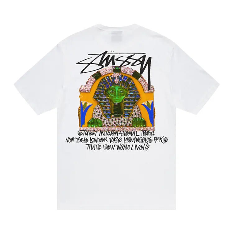 Camiseta Stussy Egypt White