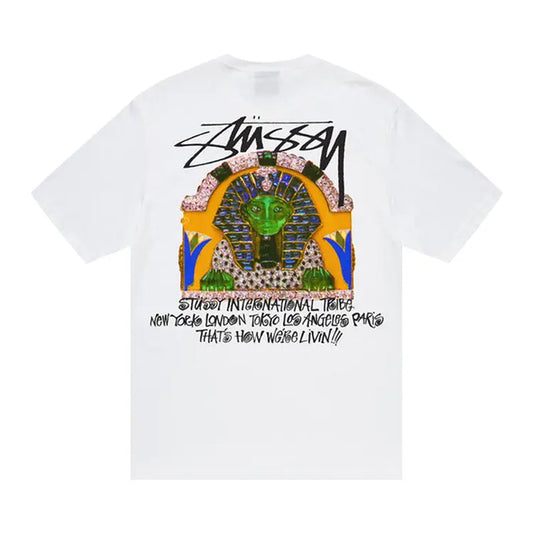 Camiseta Stussy Egypt White