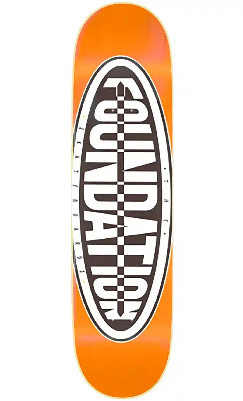 Deck Foundation Oval Orange 8.25