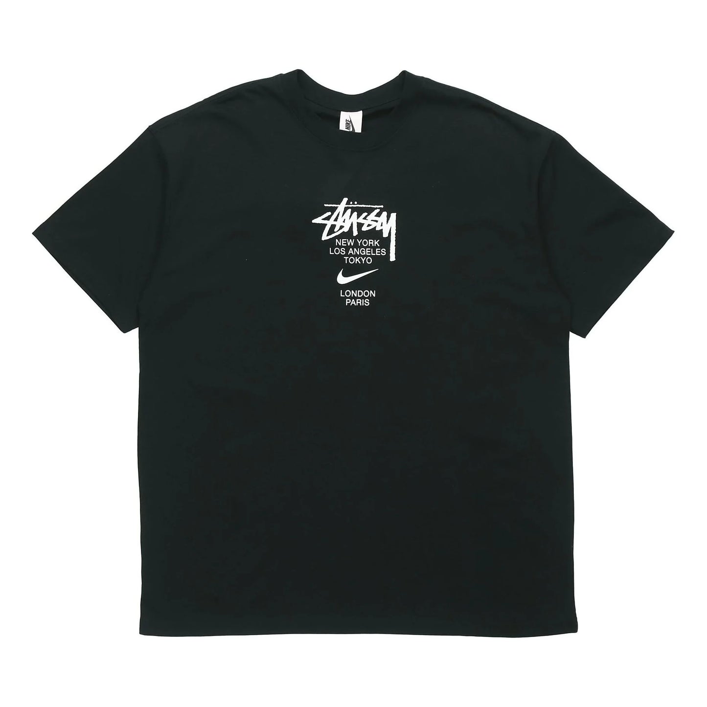 Camiseta Stussy Black NY, LA, Tokyo