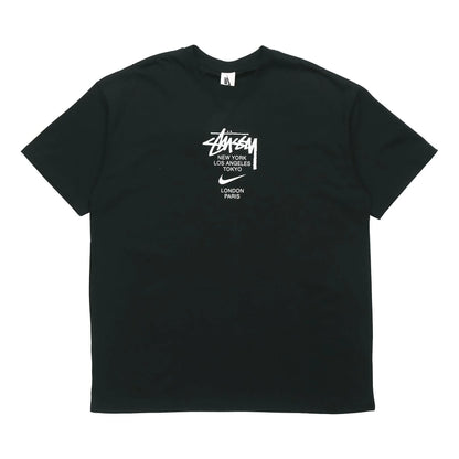 Camiseta Stussy Black NY, LA, Tokyo