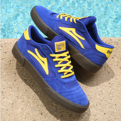 CAMBRIDGE SMU BLUE YELLOW SUEDE