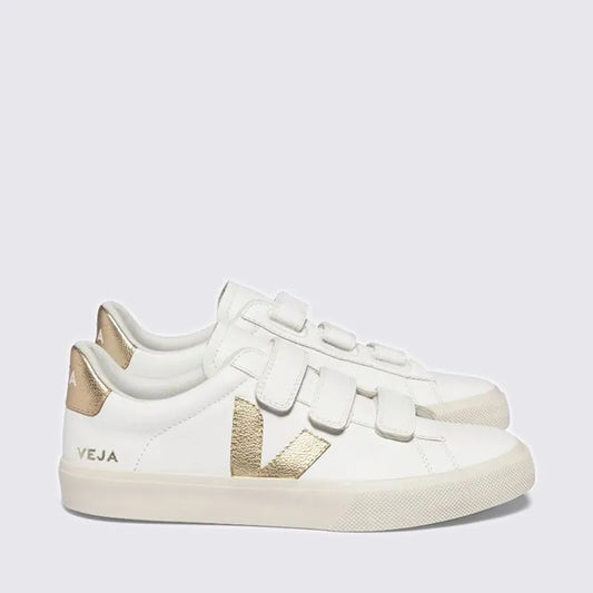 VEJA RECIFE LOGO WHITE PLATINE