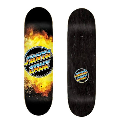 Decks Chrome Dot Flame Santa Cruz 8.5