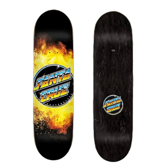 Decks Chrome Dot Flame Santa Cruz 8.5