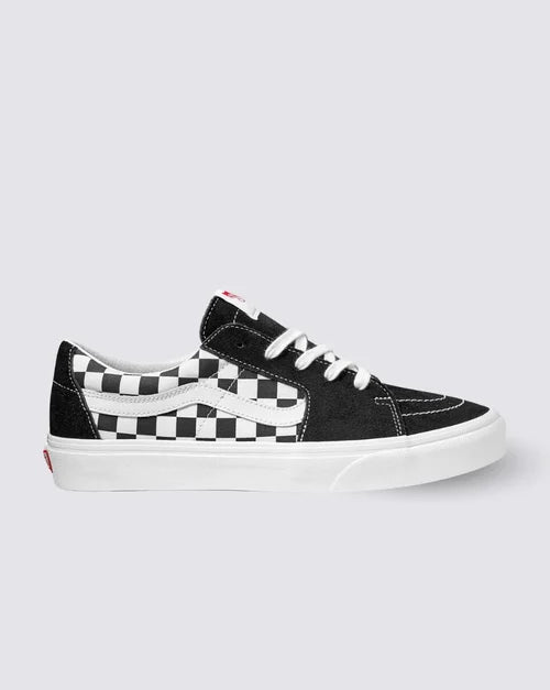 Sk8 Low Black Checkerboard