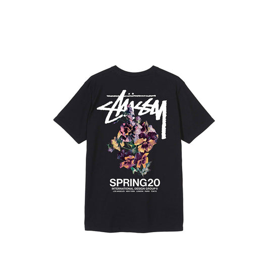 Camiseta Stussy Spring  BLK/FLORAL