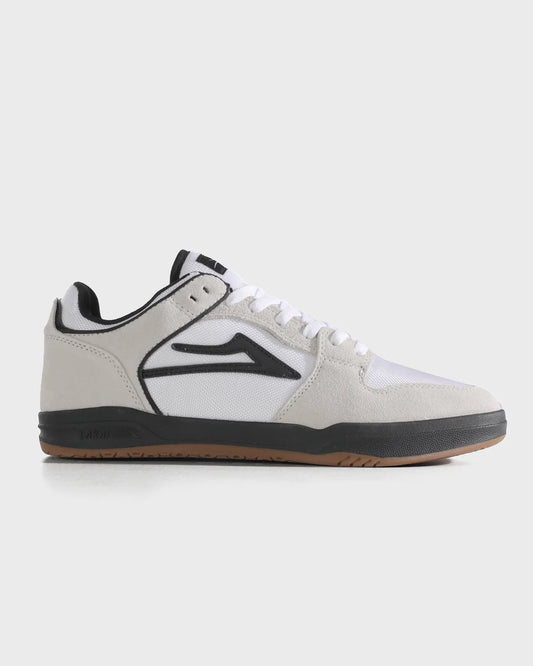 TELFORD LOW WHITE SUEDE CORDURA BLACK