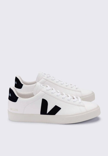 VEJA CAMPO WHITE BLACK