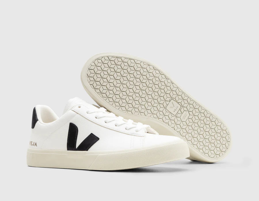VEJA CAMPO WHITE BLACK